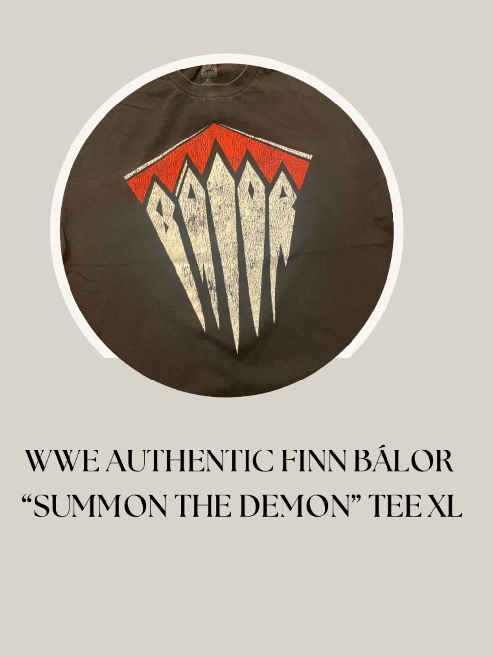 WWE AUTHENTIC FINN BÁLOR “SUMMON THE DEMON” TEE XL